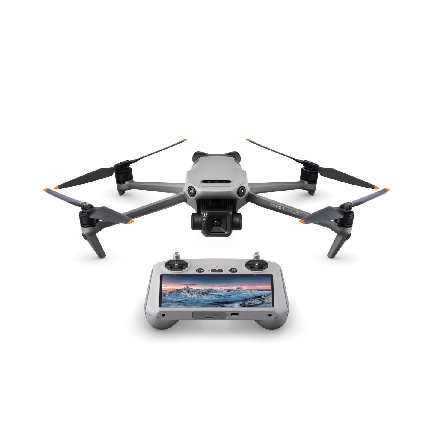 DJI Mavic 3 Classic 5.1K/50fps HD Video Professional Camera Drone with 46-Minutes Flight Time, 15km Transmission Range, Omnidirectional Sensing, and Vivid Hasselblad Color Imaging (DJI RC Remote Control Included)