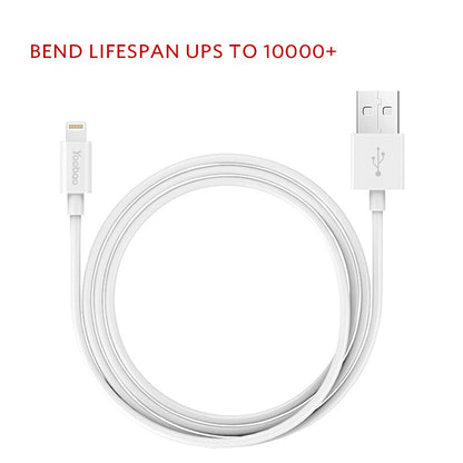[CLEARANCE] Yoobao 2 meter High Speed USB Data Sync Charger Cable for iPhone (White) | YB-403