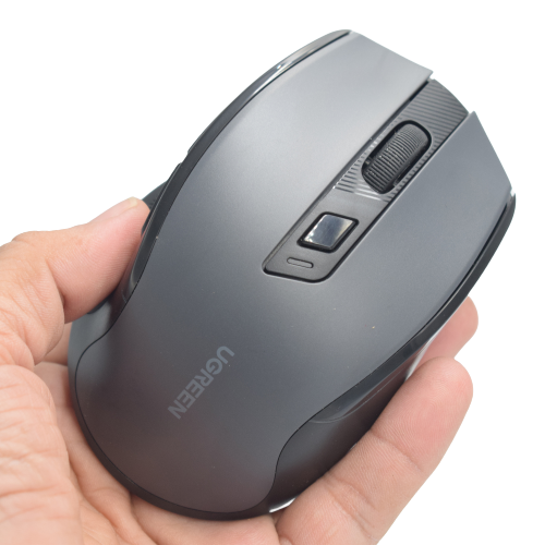 UGREEN Ergonomic Mouse with 2.4GHz Wireless Nano Receiver, 4000 Max DPI and 6 Programmable Buttons for PC and Laptops | 90855