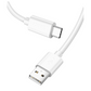 Yoobao 1.2m Type C, Micro USB Fast Charging Data Sync Cable for Smartphones (White) | YB-400C, YB-402, YB-403
