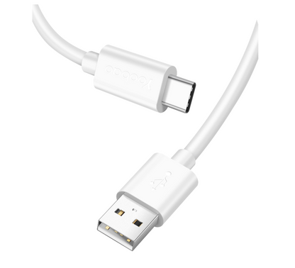 [CLEARANCE] Yoobao 1.2m Type C, Micro USB Fast Charging Data Sync Cable for Smartphones (White) | YB-400C
