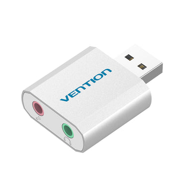 Vention USB 2.0 A Male to 3.5mm Male Nickel Plated (VAB-S13) Audio Converter for Laptops, PC, Earphones, Headphones
