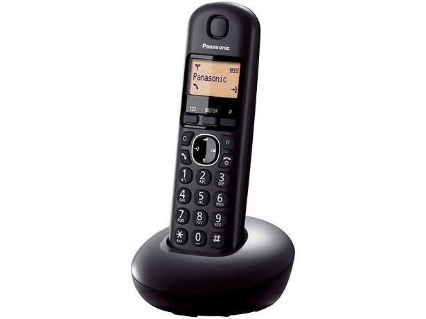 Panasonic KX-TGB210 Digital Wireless Phone Landline Cordless Telephone with Multiple Language Support, Phonebook and Number Redial Memory (Black, Blue, Red)
