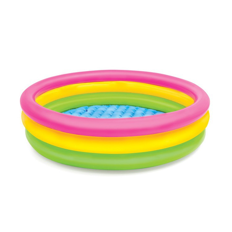 Intex 57422 Colorful Glow Design 1.47m x 33cm Inflatable baby pool for ages 1-3 years