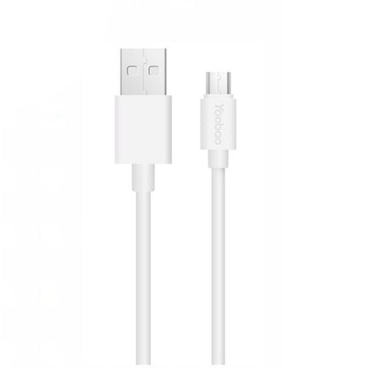 [CLEARANCE] Yoobao YB-402 2meter Fast Charging Micro USB Cable for Android (White)