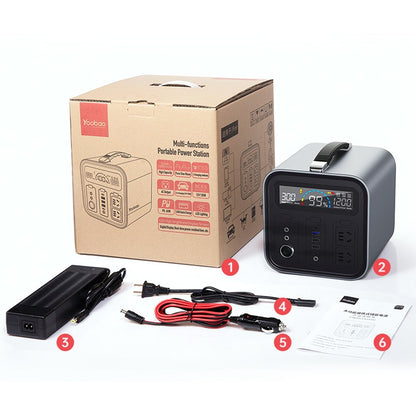 [CLEARANCE] Yoobao EN600S 600W 135200mAh Portable Power Station Powerbank PD60W Power Delivery Two-Way Quick Charge USB Type C with LED Display for Emergency and Outdoor Activities