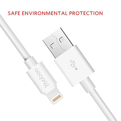 [CLEARANCE] Yoobao 2 meter High Speed USB Data Sync Charger Cable for iPhone (White) | YB-403