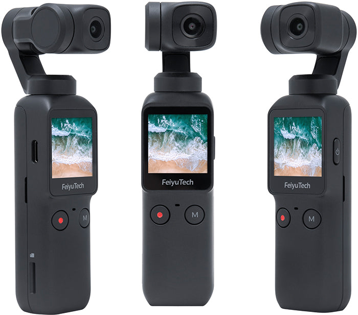 FeiyuTech Pocket Smart Compact 4K 6-axis Stabilized Handheld Gimbal Camera with Built-in WiFi Control