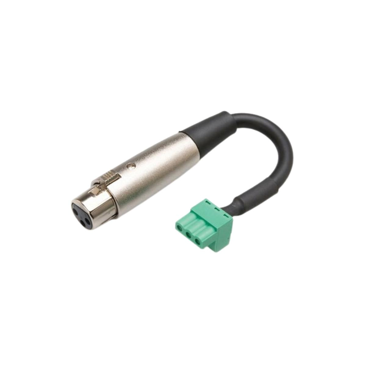 Hosa 6" Low-Voltage Adapter 3-Pin XLR Female to Phoenix Male / Phoenix Male to XLR Female for Mic, Speaker, Amplifier | PHX-206F, PHX-206M