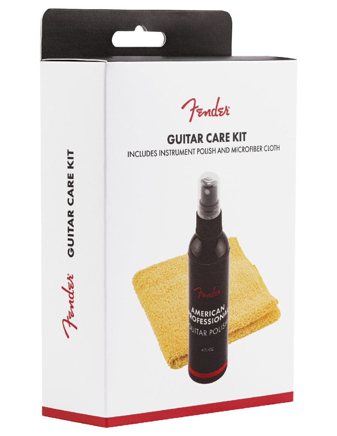 Fender 4oz Polish and Cloth Care Kit for Cleaning Guitar, Bass Finishes, Resisting Dust, Sweat, Grime, Fingerprints