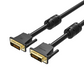 Vention DVI 2K HD 60Hz (24+1) DVI Male to DVI Male Gold Plated (EAA) Video Cable for Projectors, Laptops, PC, TV (Available in 1M, 1.5M, 2M, 3M, and 5M)