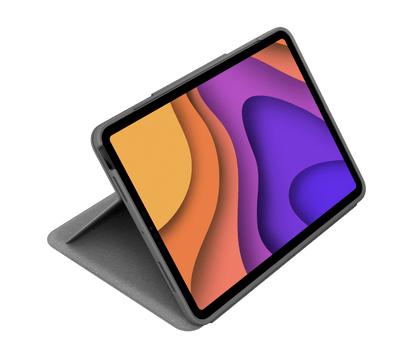 Logitech Folio Touch for iPad Air 4th & 5th Gen 10.9" Display Foldable Slim Keyboard Case with Trackpad, Adjustable Backlight, Kickstand, and Apple Pencil 2nd Gen Holder - QWERTY Keys Layout