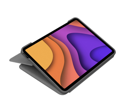 Logitech Folio Touch for iPad Air 4th & 5th Gen 10.9" Display Foldable Slim Keyboard Case with Trackpad, Adjustable Backlight, Kickstand, and Apple Pencil 2nd Gen Holder - QWERTY Keys Layout