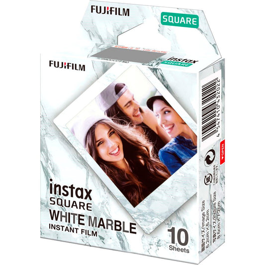 Fujifilm Instax Square White Marble Film 10 Sheets for Instax Square Instant Camera