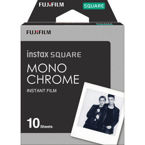 FUJIFILM Instax Square Monochrome Film Pack with 10 Sheets for Instax Square Instant Camera