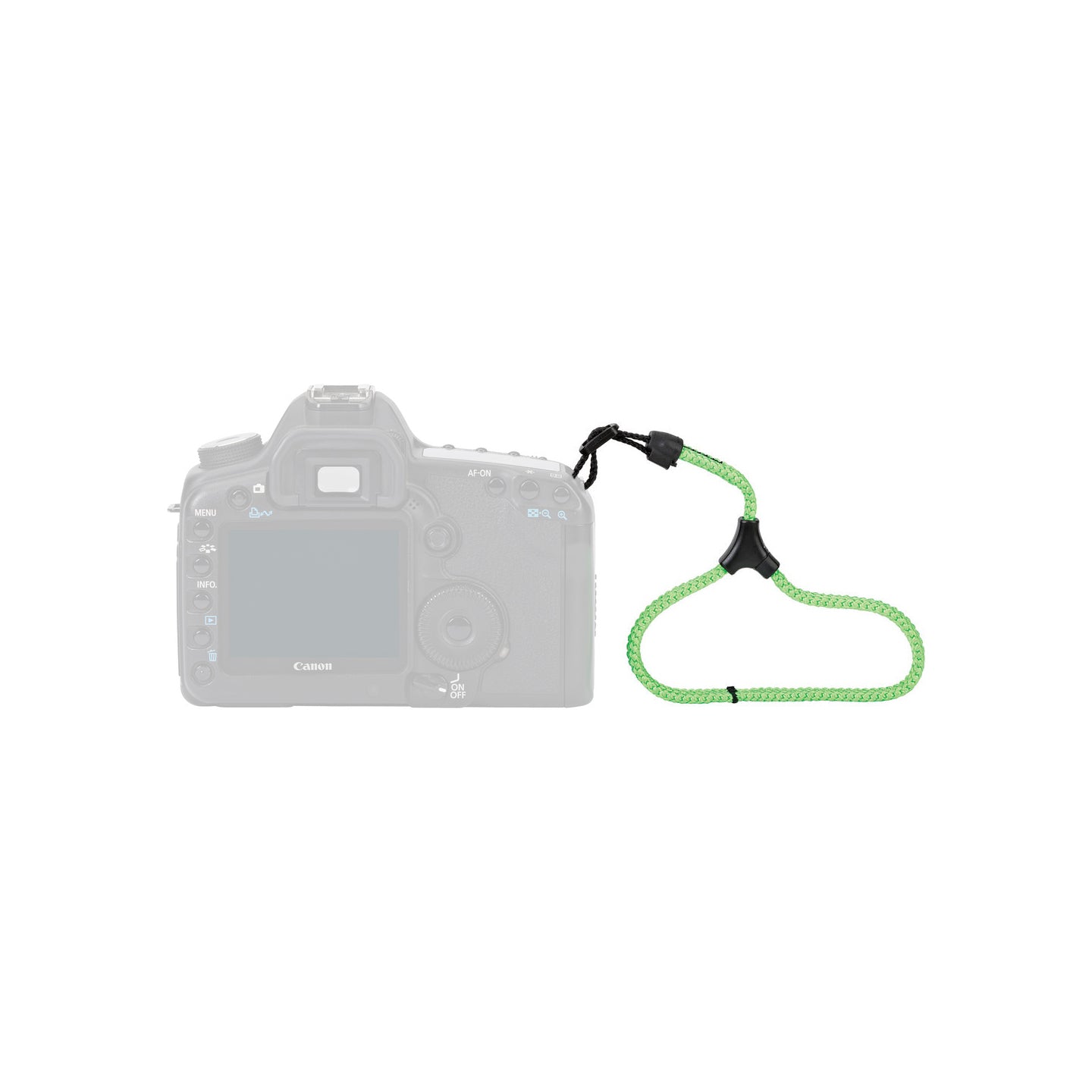 JOBY Camera Wrist Strap Braided Nylon Cord with Adjustable Lock Stopper for DSLR / Mirrorless (Charcoal, Green) | 1271, 1274