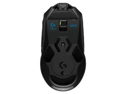 Logitech G903 Lightspeed Wireless Gaming Mouse with HERO Sensor, 11 Programmable Buttons, RGB Lighting, Accessories for PC/Mac