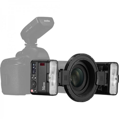 [CLEARANCE] Godox MF12 Macro Flash 2-Light with Adapter Rings and Mounting Ring Kit