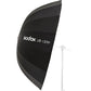 Godox UB-130W 51" White and Black Parabolic Umbrella Reflector for Photography Lighting