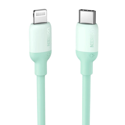 [CLEARANCE] UGREEN USB Type-C to Lightning Cable 3A Fast Charging Data Sync Silicone Cable Power Delivery PD 20W with 480Mbps Transfer Speed (1M) (Pink) | 203