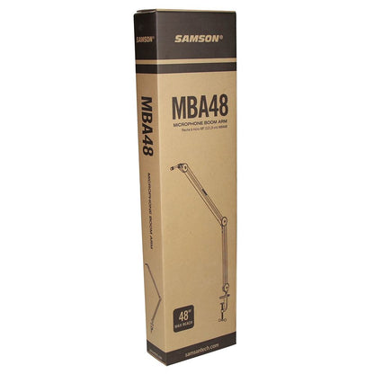 [CLEARANCE] Samson MBA48 48-Inch Microphone Desk Mount Boom Arm suitable for Podcasting and Live Streaming
