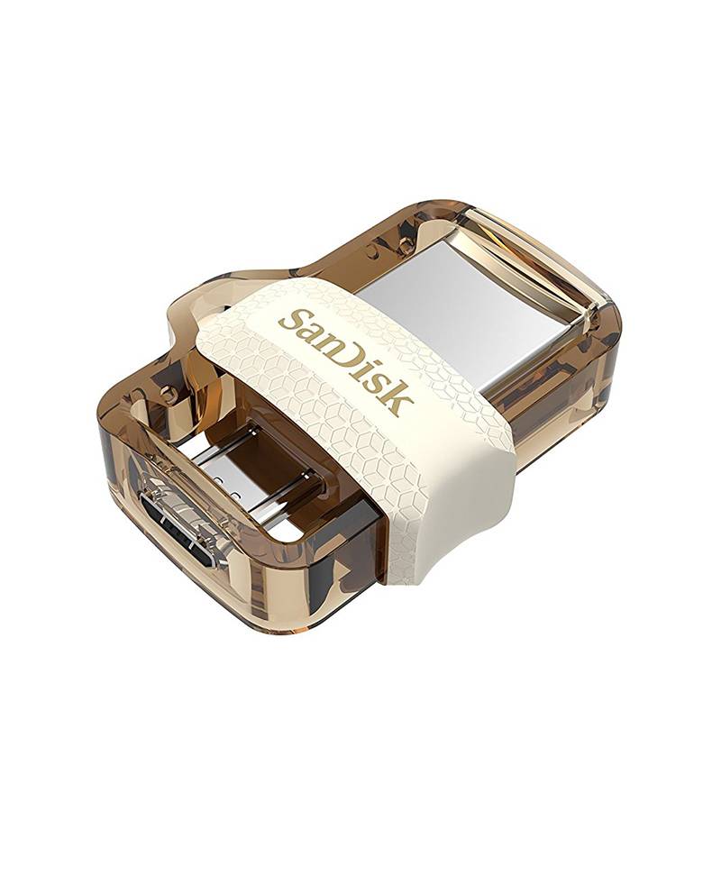 SanDisk Ultra Dual Drive m3.0 USB 3.0 OTG Flash Drive with 130mb/s Read Speed (32GB)