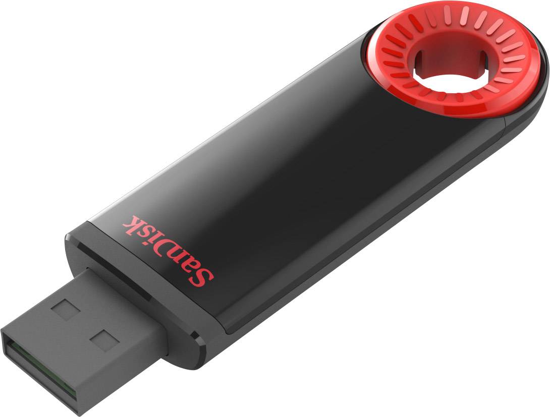 SanDisk Cruzer Dial USB 2.0 Flash Drive with SanDisk SecureAccess™ software (64 GB)
