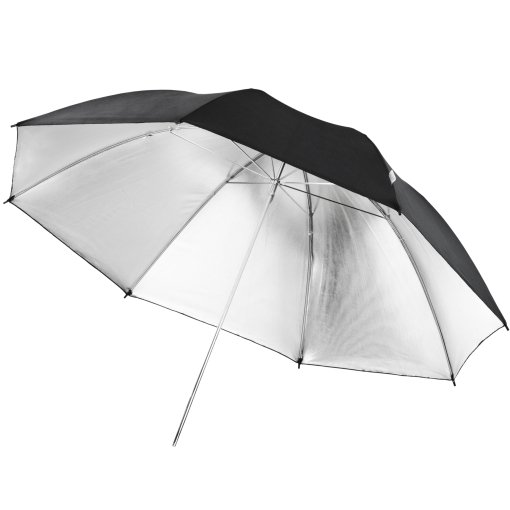 Godox UB-002 33 and 40-Inch Reflector Umbrella for lighting and Studio Equipment (BLACK SILVER)