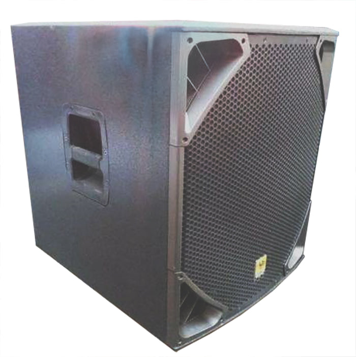 KEVLER KRX-618SA 18" 800W Powered Active Subwoofer Bass Speakers (PAIR) with Built-In Class D Amplifier, XLR and 6.5mm TRS AUX Line In and Vertical Pole Mounting Port