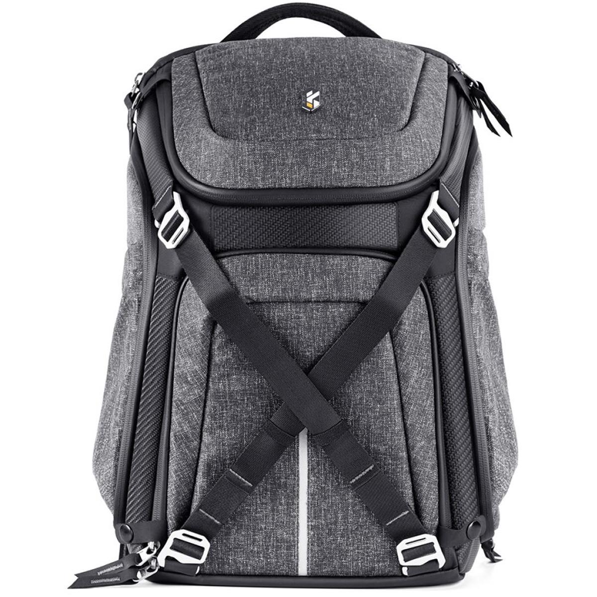 K&F Concept Professional Camera Alpha Backpack Waterproof Large Bag Case with Laptop Compartment (Gray) | KF13-105