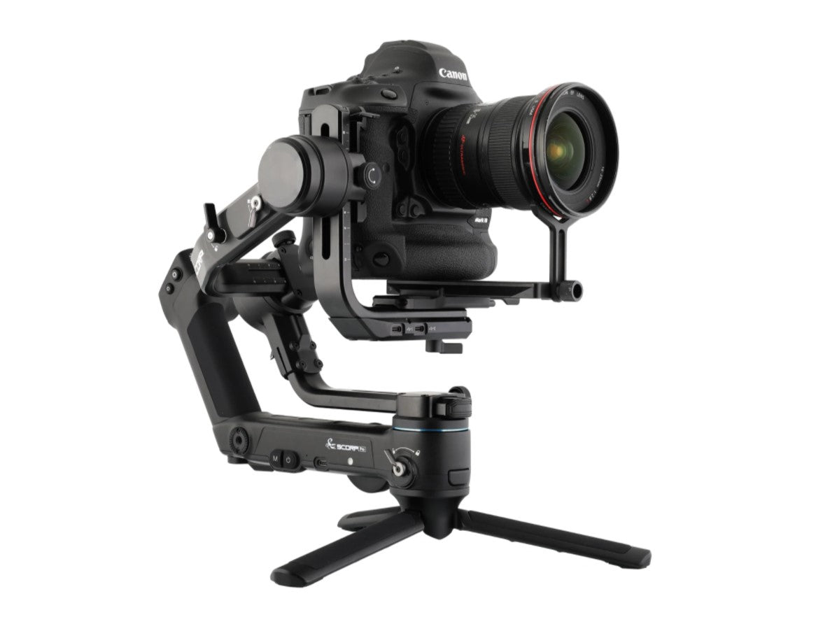 FeiyuTech SCORP Pro 3-Axis Detachable Handheld Gimbal Camera Stabilizer with 10.58lb Payload, 1.3" Touch Screen, Flexible Axis Arm and Super Anti-Shake Features for DSLR and Mirrorless Camera