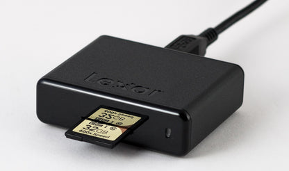 [CLEARANCE] Lexar LRWSR1RBNA Professional Workflow SR1 Card Reader for SDHC or SDXC Cards