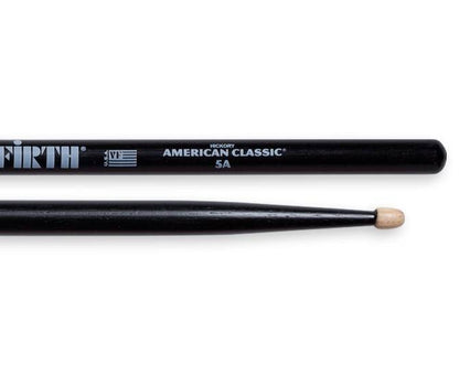 Vic Firth American Classic 5A Hickory Wood Drumsticks (Pair) Drum Sticks for Drums and Percussion (Multiple Styles Available)