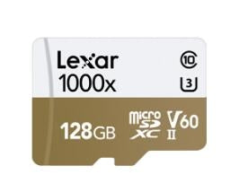 Lexar Professional 128GB 100x microSDXC UHS-II U3 C10 V60 Memory Card - 150MB/s LSDMI128CBAP1000R