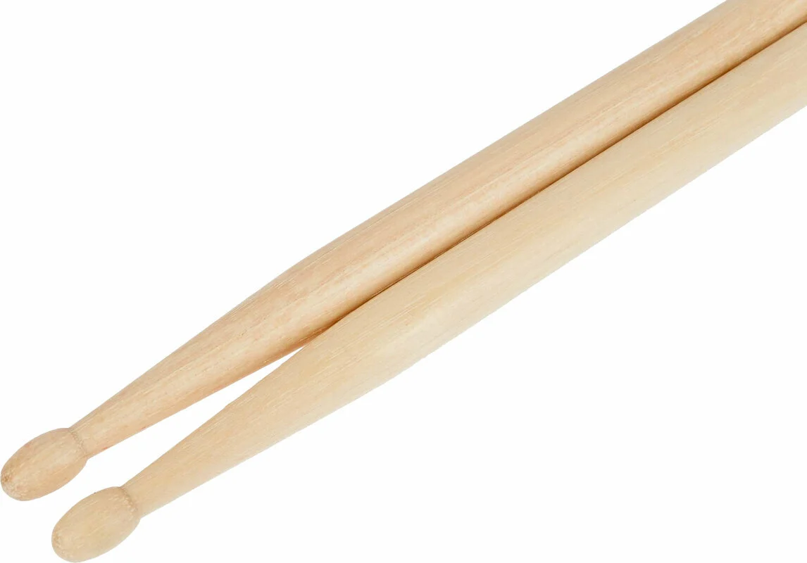 Vic Firth Nova N7A Hickory Wood Drumsticks (Pair) Drum Sticks for Drums and Percussion (Natural, Black, Red)