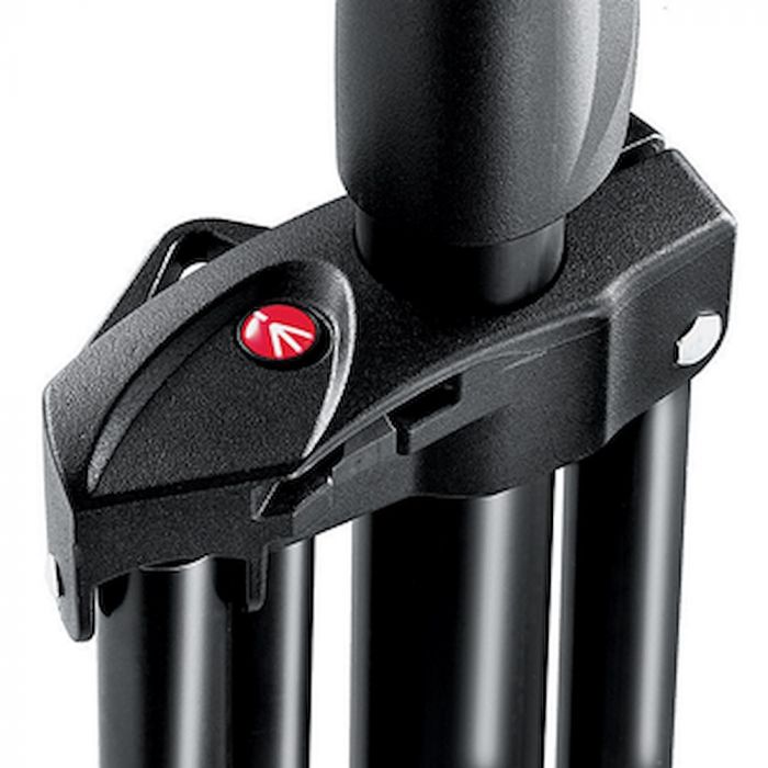 Manfrotto Alu Mini Compact 7ft Air-Cushioned Stand for Lighting and Studio Equipment | Model 1051BAC (BLACK)