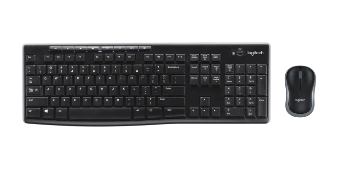 Logitech MK270 Wireless Office Keyboard and Mouse Combo Bluetooth Universal for PC Desktop and Laptop