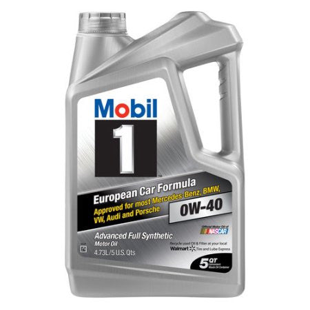 Mobil 1 120760 Synthetic Motor Oil 0W-40, 5 Quarts
