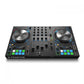 Native Instruments Traktor Kontrol S3 4-Channel 4-Deck DJ Controller Mixer with Built-in Audio Interface, Pro 3 Software, NI Power Supply, USB Cable