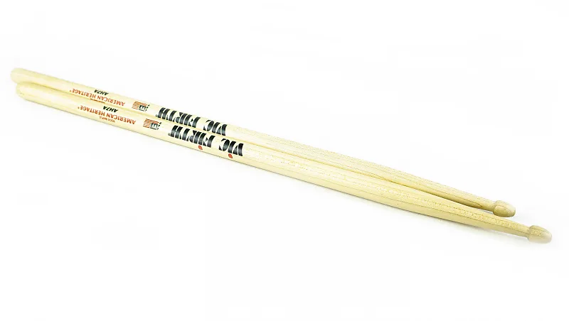 Vic Firth American Heritage 7A Maple Wood Tear Drop Tip Drumsticks (Pair) Drum Sticks for Drums and Percussion