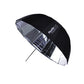 Phottix Premio Reflective Umbrella 120cm or 47 Inches - Black and Silver