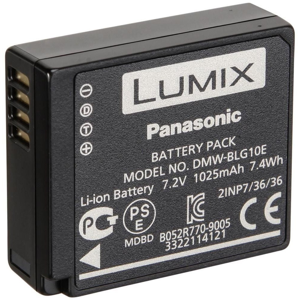 Panasonic DMW-BLG10 Li-ion Battery for Select Lumix Cameras (7.2V, 1025mAh)