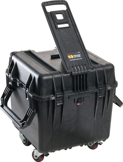Pelican Protector 18-Inch Watertight Wheeled Cube Hard Case with Pick-N-Pluck Foam / Padded Dividers (BLACK) | Model 0340WF / PD