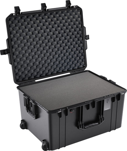 Pelican Air HPX Polymer Watertight Lightweight Wheeled Hard Case with Pick-N-Pluck Foam (BLACK) | Model - 1637WF