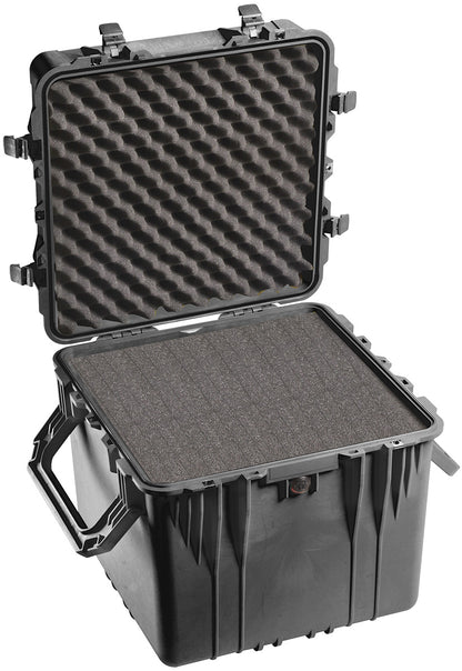 Pelican Protector 20-Inch Watertight Cube Hard Case with Pick-N-Pluck Foam / Padded Dividers (BLACK) | Model - 0350WF / PD