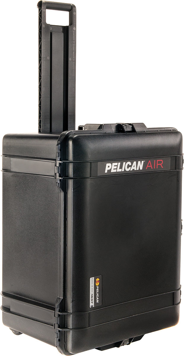 Pelican Air HPX Polymer Watertight Lightweight Wheeled Hard Case with Pick-N-Pluck Foam (BLACK) | Model - 1637WF