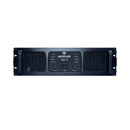 [CLEARANCE] KEVLER MC2 1500W Professional Power Amplifier with Balance XLR Input, LED Indicators, Stereo, Parallel and Bridge Mode Selection, Speakon and Binding Post Output and Dual Variable Speed Fans