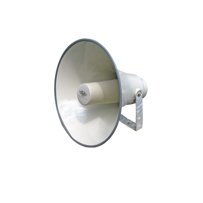 KEVLER HS-30S 10" 4W Aluminum PA Horn Speaker with 107dB Sensitivity, Built-In 100V Multi-Tap Transformer, 380Hz-8KHz Max Frequency and Clear Vocals