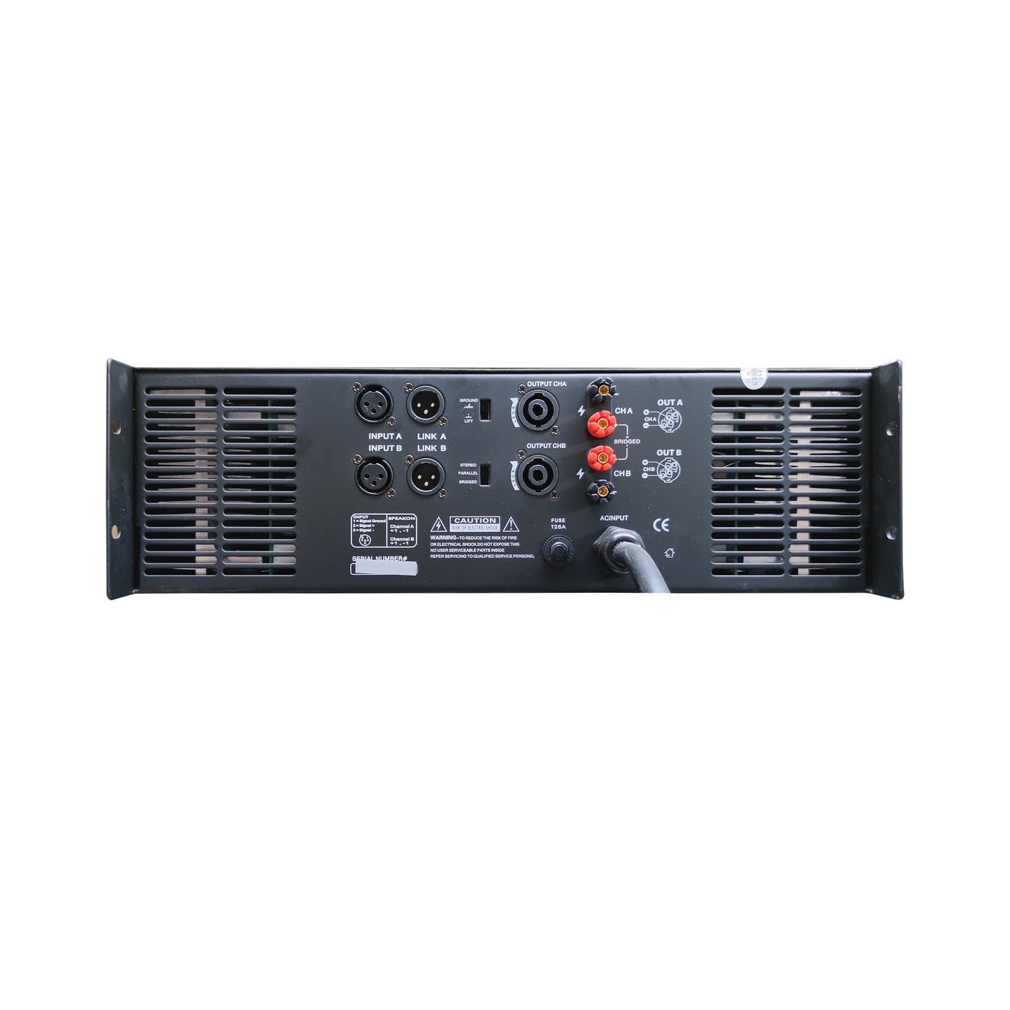 KEVLER MC2 1500W Professional Power Amplifier with Balance XLR Input, LED Indicators, Stereo, Parallel and Bridge Mode Selection, Speakon and Binding Post Output and Dual Variable Speed Fans