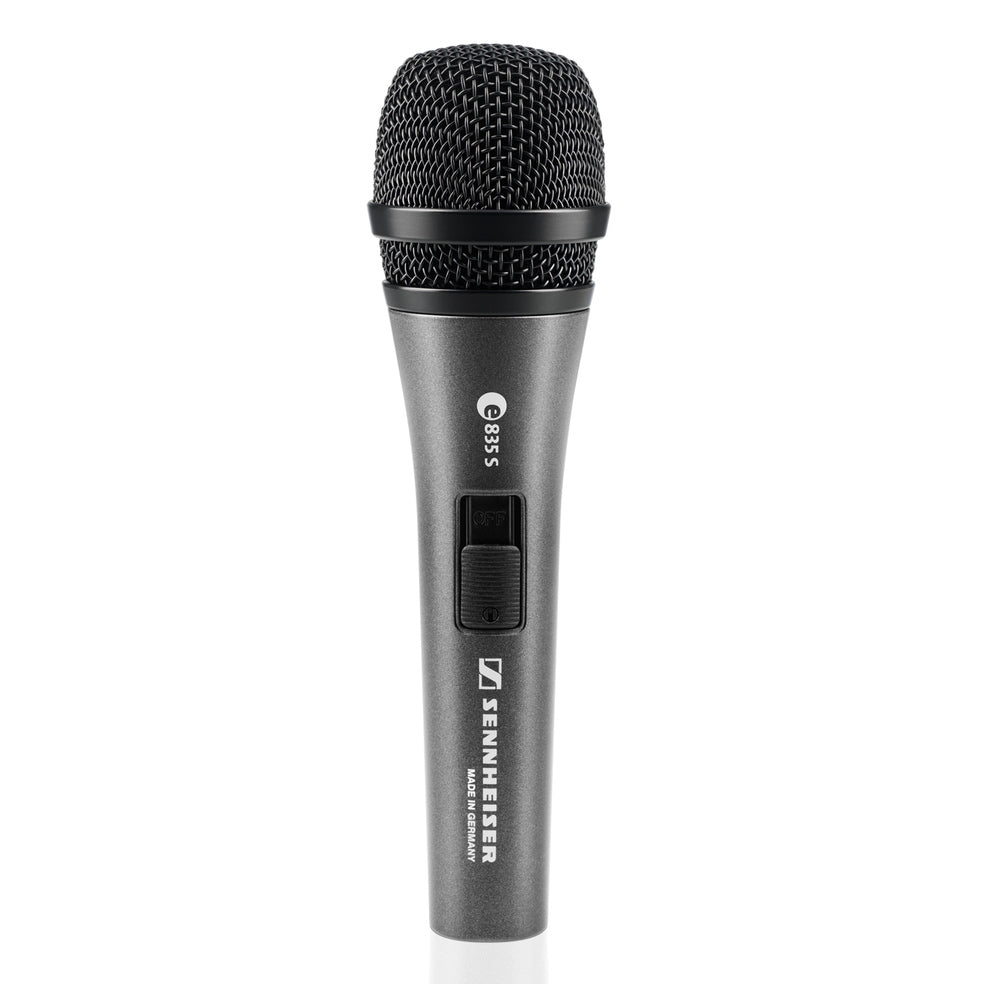 Sennheiser E 835S, E835S Handheld Cardioid Dynamic Microphone with On/Off Switch